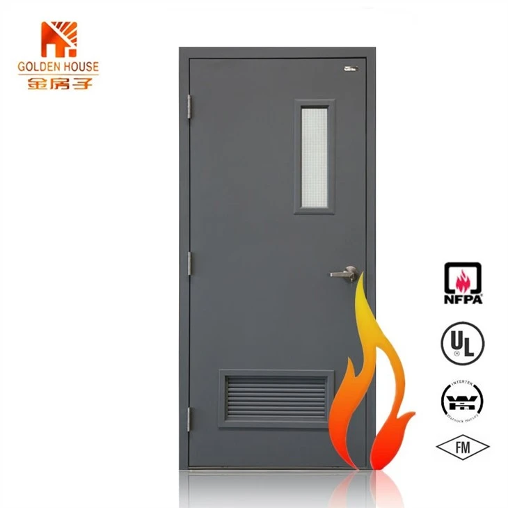 Commercial Building Hotel Used Fire Proof Door Entrance Steel Doors Commercial Building Hotel Used Fire Proof Door Entrance Steel Doors